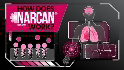 How Does NARCAN® Nasal Spray Work?